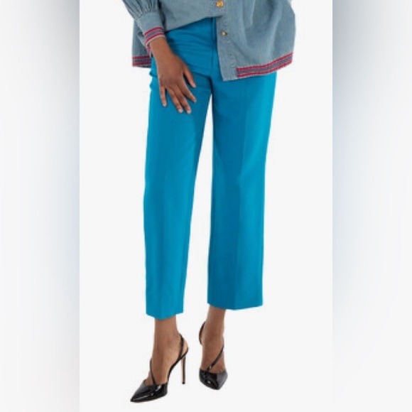 Gucci women tailored suiting pants trousers blue - Picture 1 of 9